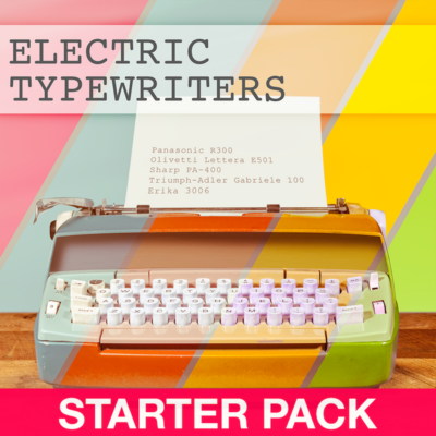Electric Typewriters /// StarterPack